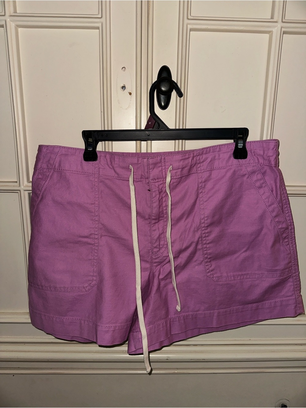 LoftWomen’s Lavender Drawstring Cotton Shorts